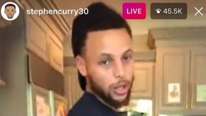 Anthony Davis trolls Steph’s cooking on Instagram Live