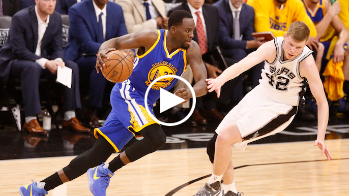 Spurs’ Bertans endures embarrassing fall before Draymond’s easy layup