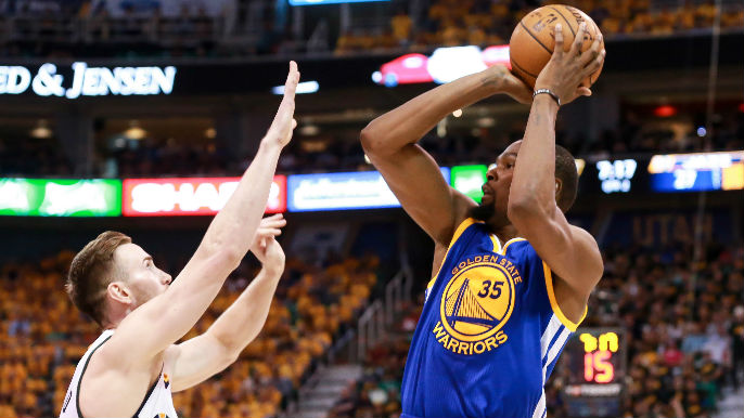 Kevin Durant scores 38, powers Warriors to Game 3 win in Utah