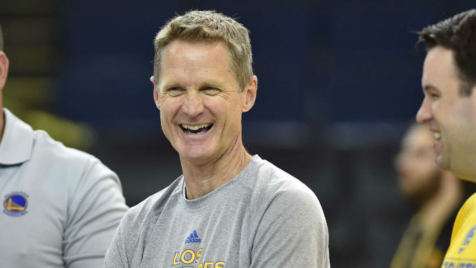 Steve Kerr returns to practice for first time in three weeks