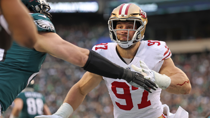 When do 49ers begin worrying about Nick Bosa contract talks?