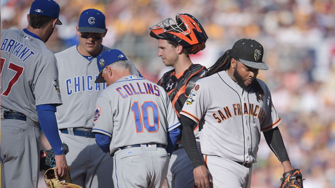 A triple shimmy, a booed manager: Johnny Cueto's home opener had it all –  KNBR
