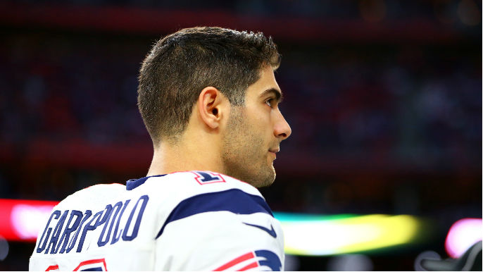 49ers Jimmy Garoppolo not expected to practice this week