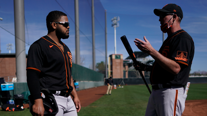 Hot-hitting Giants prospect Heliot Ramos among five sent to minor-league  camp