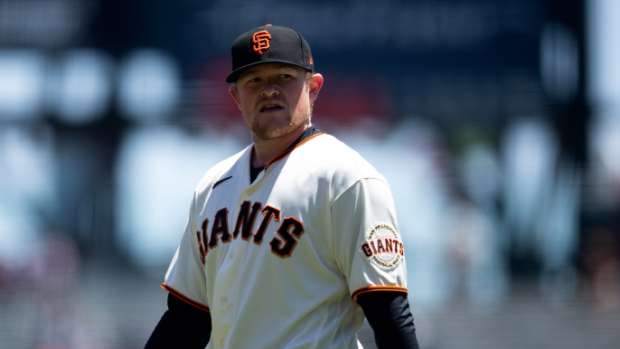 Logan Webb to be shut down for a few weeks as shoulder soreness reappears –  KNBR