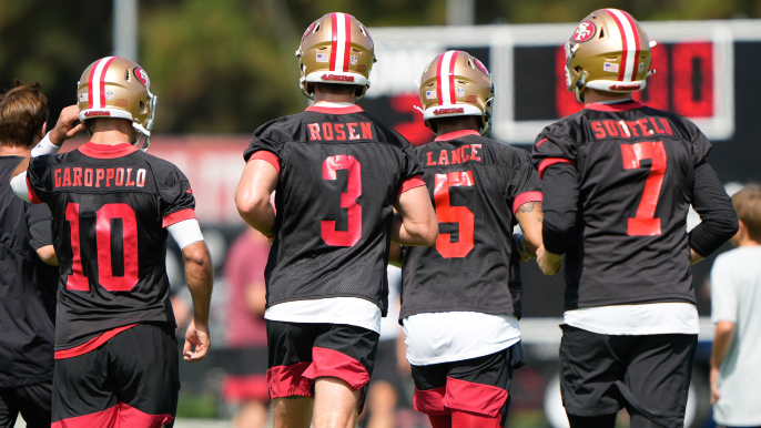 David Lombardi predicts what we'll see QB-wise in 49ers' first