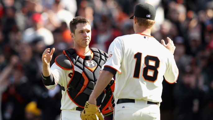 KNBR on X: Matt Cain: Buster Posey deserves 'almost all the
