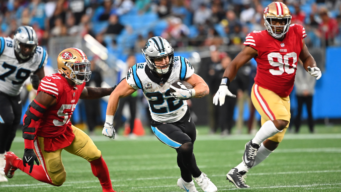 49ers Hyde 'encouraged', Panthers McCaffrey 'happy'